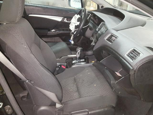 19XFB2F88FE271076 - 2015 HONDA CIVIC EX BLACK photo 5