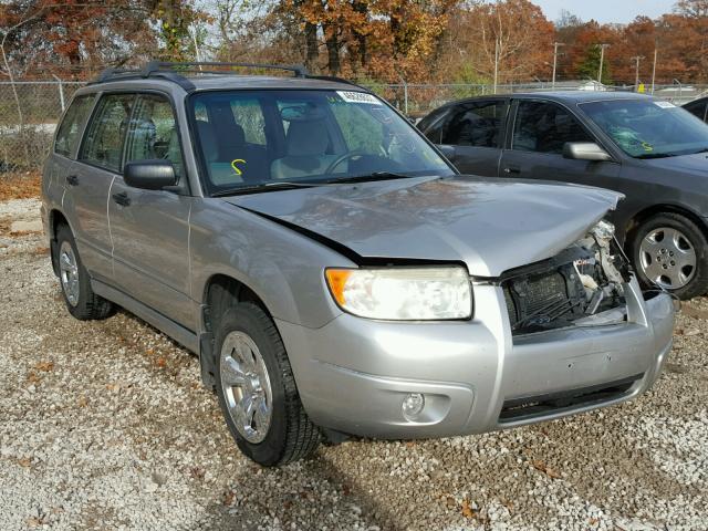 JF1SG63656H710535 - 2006 SUBARU FORESTER 2 SILVER photo 1