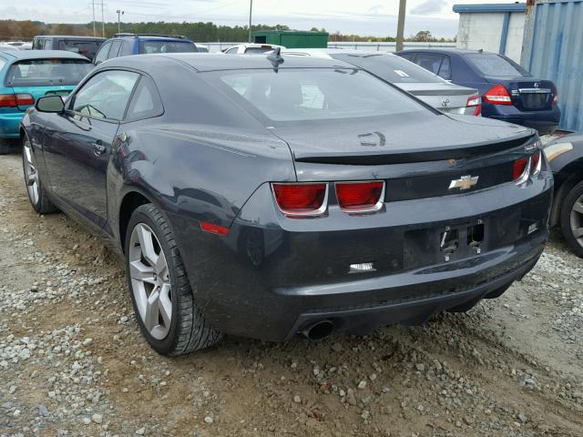 2G1FK1EJ9C9210045 - 2012 CHEVROLET CAMARO 2SS GRAY photo 3