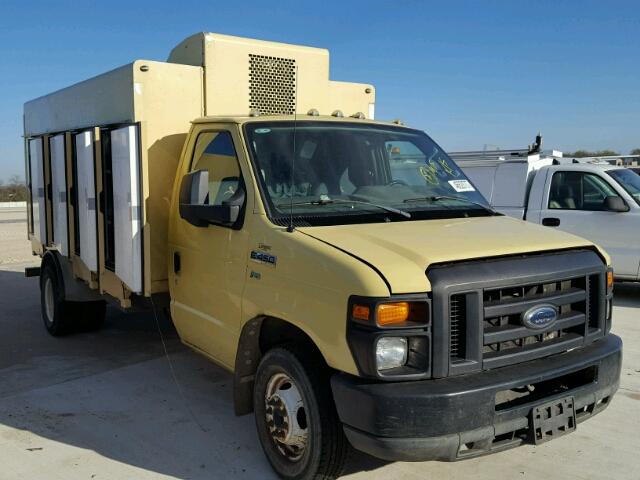 1FDXE4FL3ADA84863 - 2010 FORD ECONOLINE YELLOW photo 1