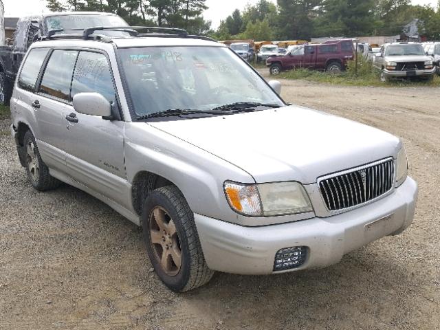 JF1SF65621H752041 - 2001 SUBARU FORESTER S SILVER photo 1
