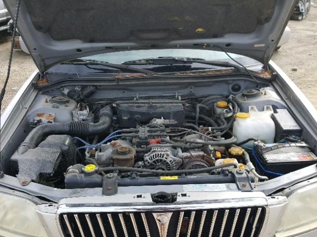 JF1SF65621H752041 - 2001 SUBARU FORESTER S SILVER photo 7