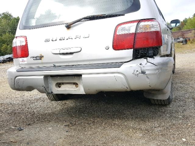 JF1SF65621H752041 - 2001 SUBARU FORESTER S SILVER photo 9