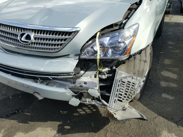 JTJHW31U982049344 - 2008 LEXUS RX SILVER photo 9