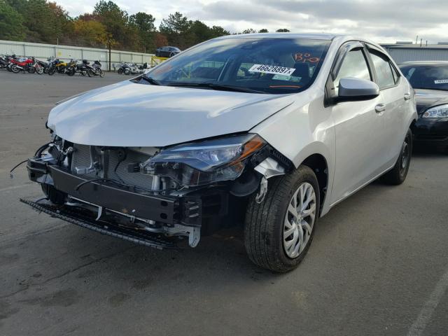 2T1BURHE3HC823797 - 2017 TOYOTA COROLLA L SILVER photo 2