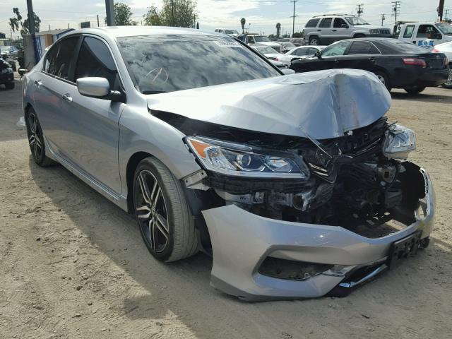 1HGCR2F57GA057092 - 2016 HONDA ACCORD SPO SILVER photo 1