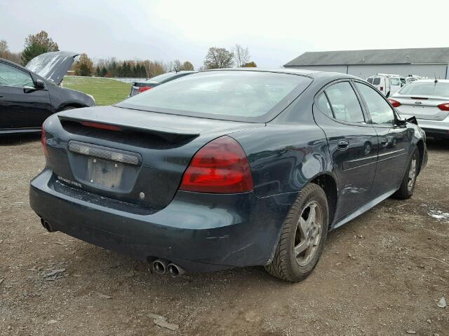 2G2WS522941369468 - 2004 PONTIAC GRAND PRIX GREEN photo 4
