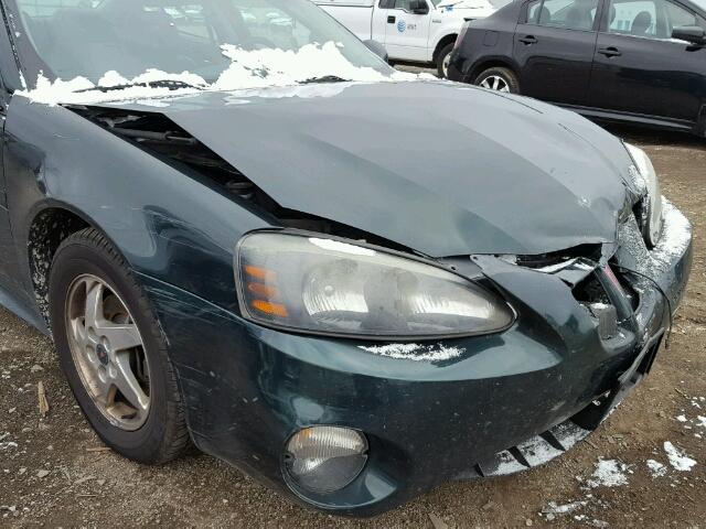 2G2WS522941369468 - 2004 PONTIAC GRAND PRIX GREEN photo 9