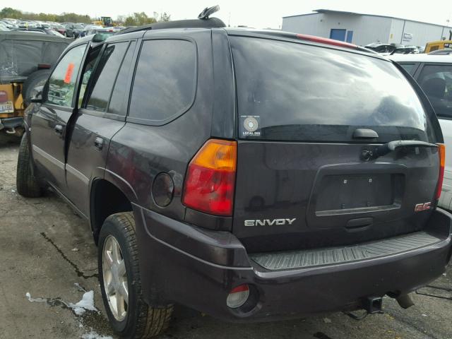 1GKDS13SX82116650 - 2008 GMC ENVOY MAROON photo 3