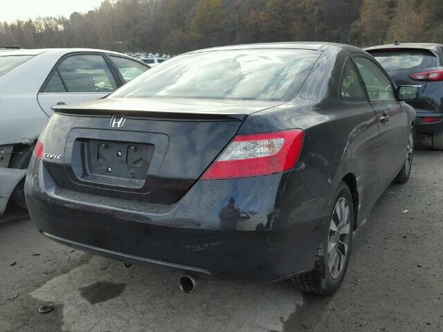 2HGFG1B95BH504289 - 2011 HONDA CIVIC EXL أسود صورة 4