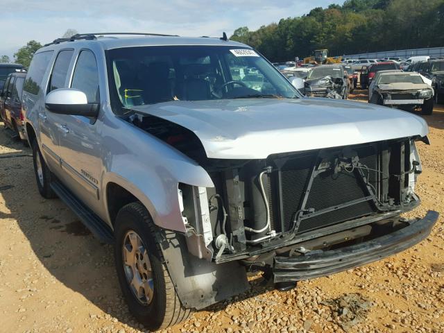 1GNSCHE08CR252934 - 2012 CHEVROLET SUBURBAN C SILVER photo 1