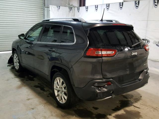 1C4PJLDBXGW206751 - 2016 JEEP CHEROKEE L CHARCOAL photo 3