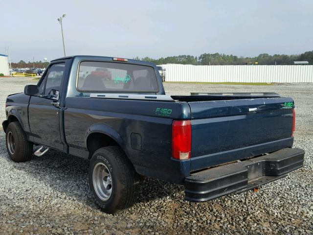 1FTDF15Y9SNB67936 - 1995 FORD F150 GREEN photo 3