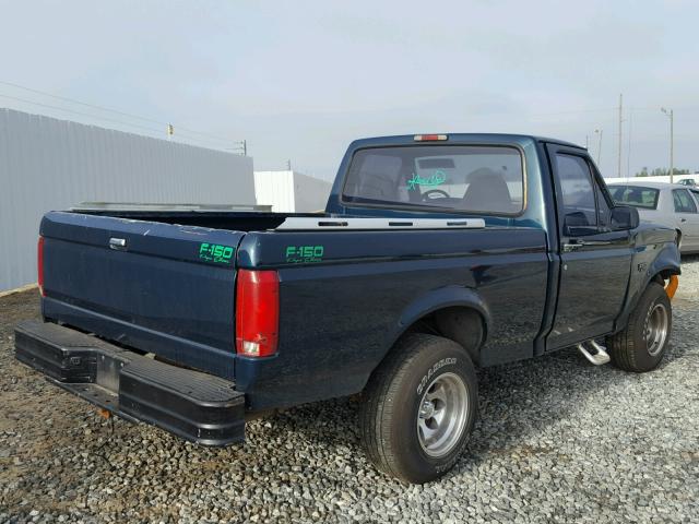 1FTDF15Y9SNB67936 - 1995 FORD F150 GREEN photo 4