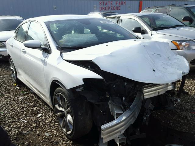 1C3CCCDG8FN541018 - 2015 CHRYSLER 200 S WHITE photo 1