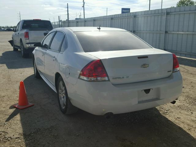 2G1WB5E32E1136364 - 2014 CHEVROLET IMPALA LIM WHITE photo 3