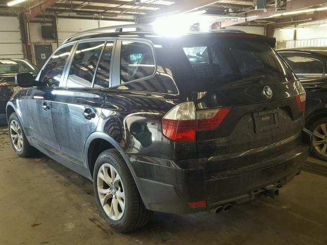 WBXPC9C44AWJ37310 - 2010 BMW X3 XDRIVE3 Schwarz Foto 3