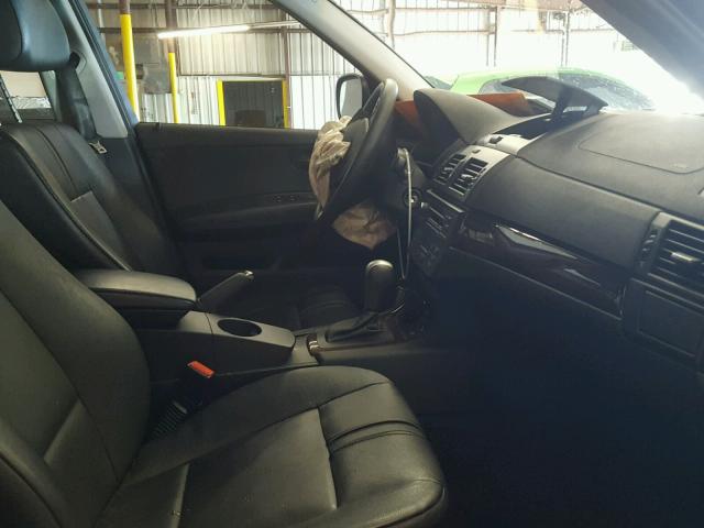 WBXPC9C44AWJ37310 - 2010 BMW X3 XDRIVE3 Schwarz Foto 5