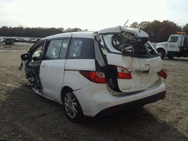 JM1CW2BL3F0190643 - 2015 MAZDA 5 SPORT WHITE photo 3