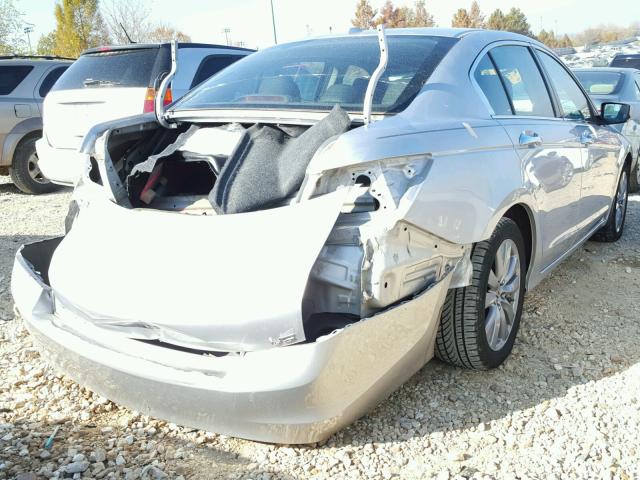 1HGCP3F86BA003085 - 2011 HONDA ACCORD EXL SILVER photo 4