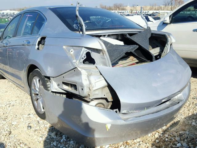 1HGCP3F86BA003085 - 2011 HONDA ACCORD EXL SILVER photo 9