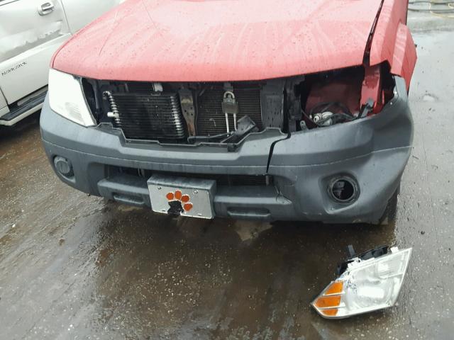 1N6BD06T99C420542 - 2009 NISSAN FRONTIER RED photo 8