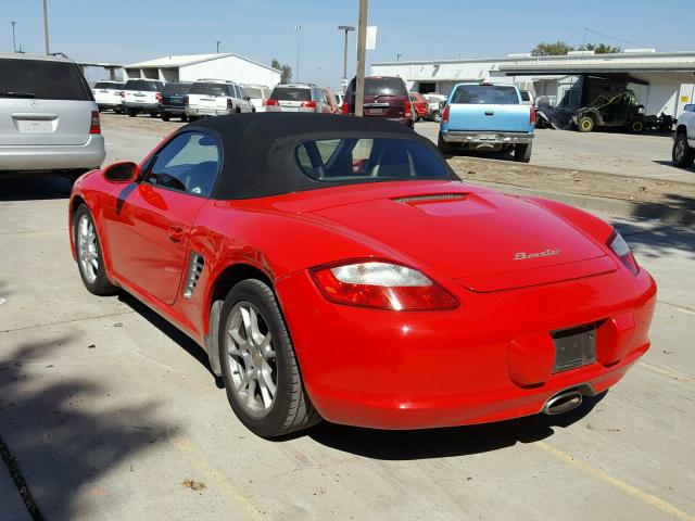 WP0CA29856U711208 - 2006 PORSCHE BOXSTER RED photo 3