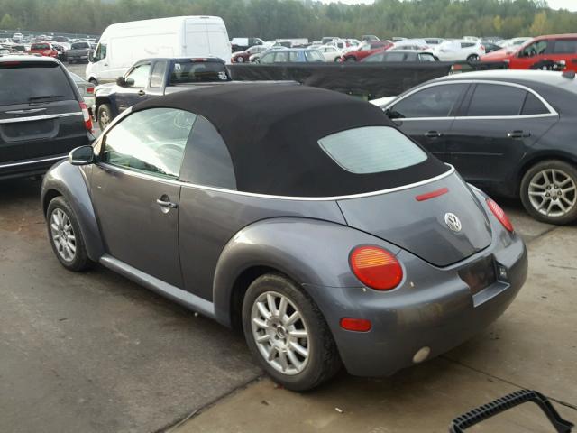 3VWCM21Y34M308300 - 2004 VOLKSWAGEN NEW BEETLE 灰色 照片 3