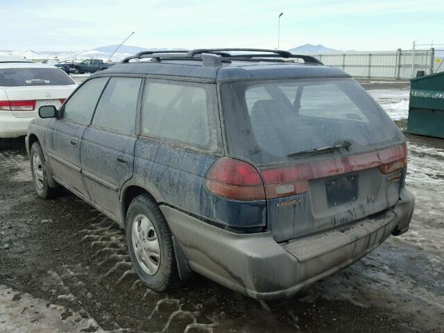 4S3BG6854V7618329 - 1997 SUBARU LEGACY OUT GREEN photo 3