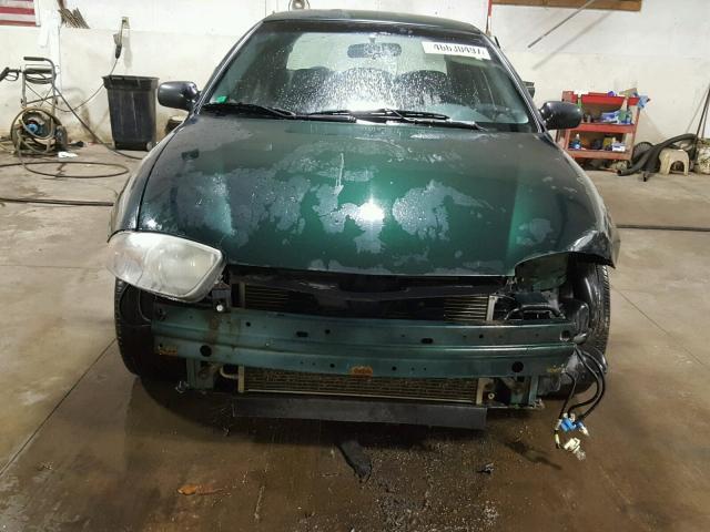 1G1JC52F847277608 - 2004 CHEVROLET CAVALIER GREEN photo 9