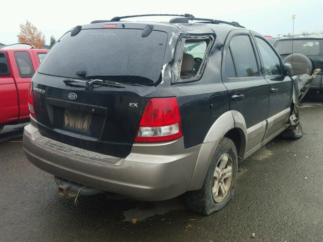 KNDJC733435103441 - 2003 KIA SORENTO EX BLACK photo 4