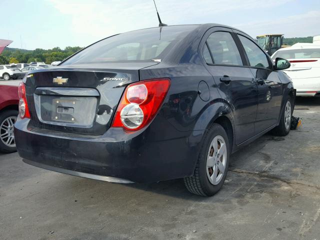 1G1JA5SHXD4203583 - 2013 CHEVROLET SONIC LS 黑色 照片 4