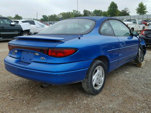 3FAFP11341R133730 - 2001 FORD ESCORT ZX2 BLUE photo 4