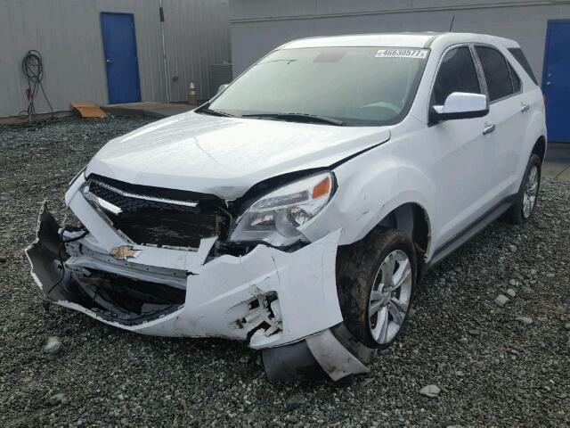 2GNALAEKXF1110960 - 2015 CHEVROLET EQUINOX LS WHITE photo 2