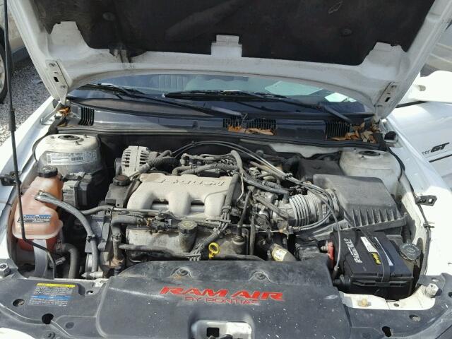 1G2NV12E8YM751071 - 2000 PONTIAC GRAND AM G WHITE photo 7