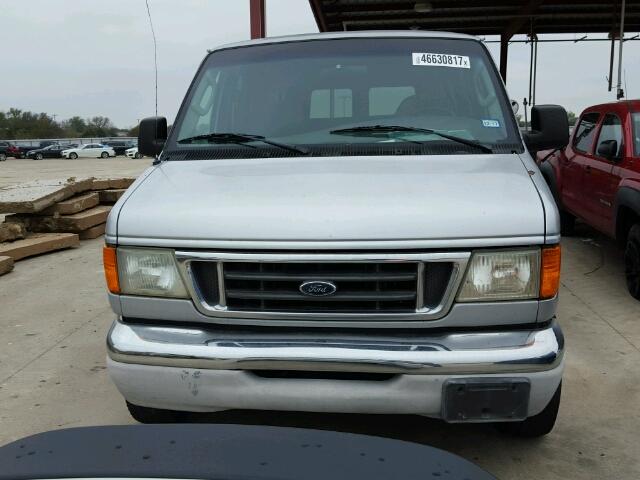 1FBNE31L95HA92157 - 2005 FORD ECONOLINE SILVER photo 9