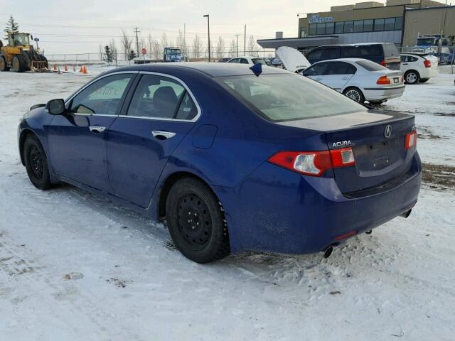 JH4CU26629C801449 - 2009 ACURA TSX BLUE photo 3