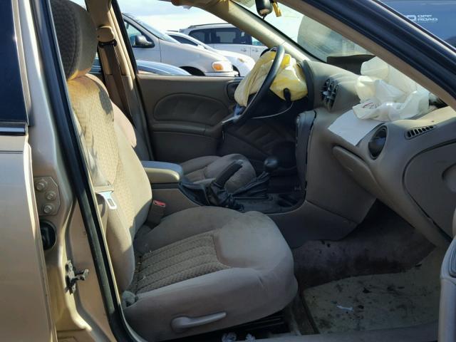 1G2NF52F03C229031 - 2003 PONTIAC GRAND AM S GOLD photo 5