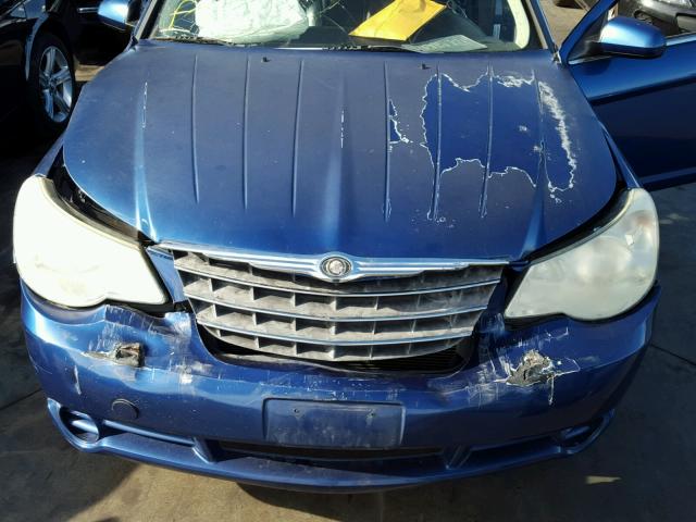 1C3LC56B09N556534 - 2009 CHRYSLER SEBRING TO BLUE photo 7