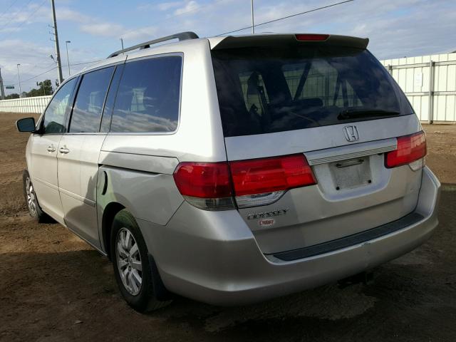 5FNRL38758B415118 - 2008 HONDA ODYSSEY EX SILVER photo 3