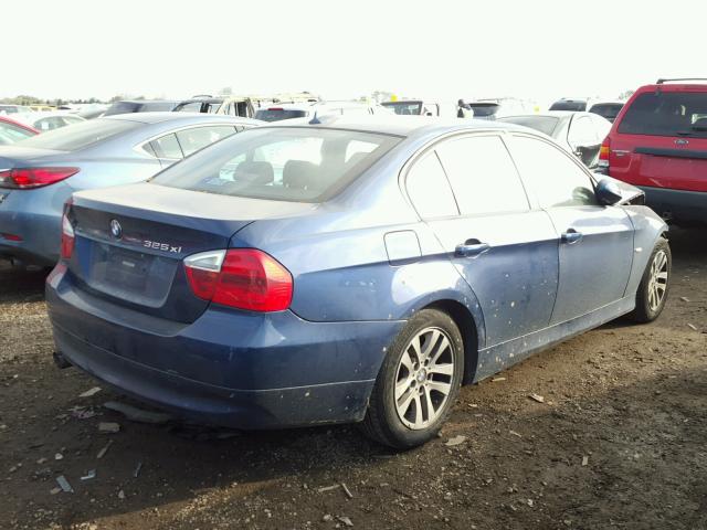 WBAVD13576KV13831 - 2006 BMW 325 XI BLUE photo 4