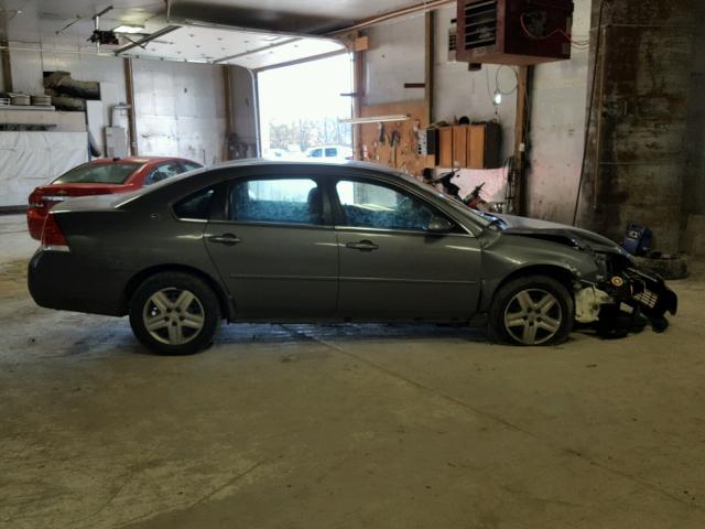 2G1WB55K379102218 - 2007 CHEVROLET IMPALA LS GRAY photo 9