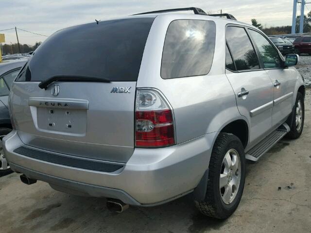 2HNYD18206H541812 - 2006 ACURA MDX SILVER photo 4