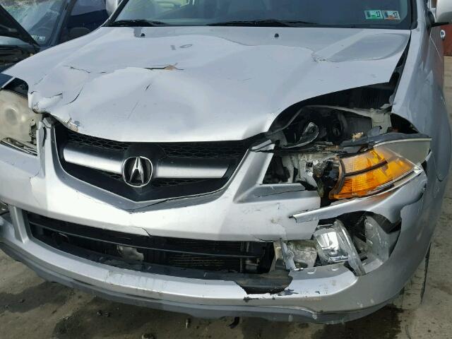 2HNYD18206H541812 - 2006 ACURA MDX SILVER photo 9