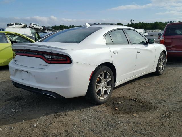 2C3CDXJG4GH252205 - 2016 DODGE CHARGER SX WHITE photo 4