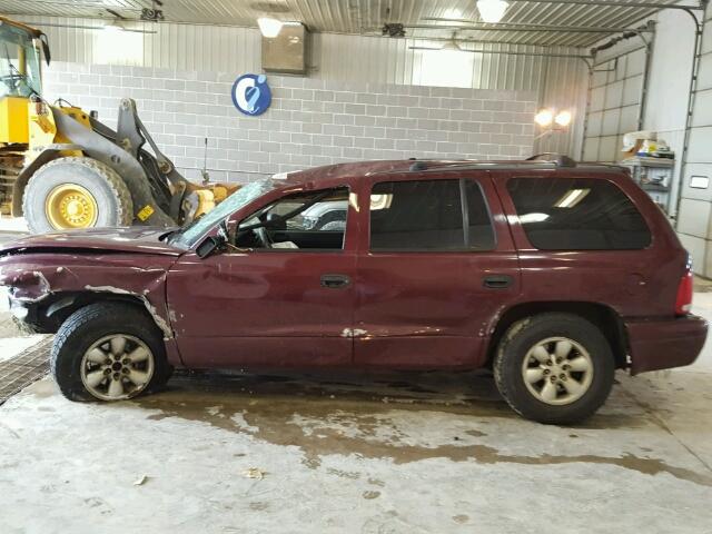 1D4HR38NX3F501850 - 2003 DODGE DURANGO SP RED photo 10