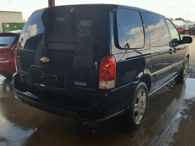 1GNDV23LX6D109594 - 2006 CHEVROLET UPLANDER L 蓝色 照片 4