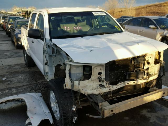 5TELU42N65Z054055 - 2005 TOYOTA TACOMA DOU WHITE photo 1