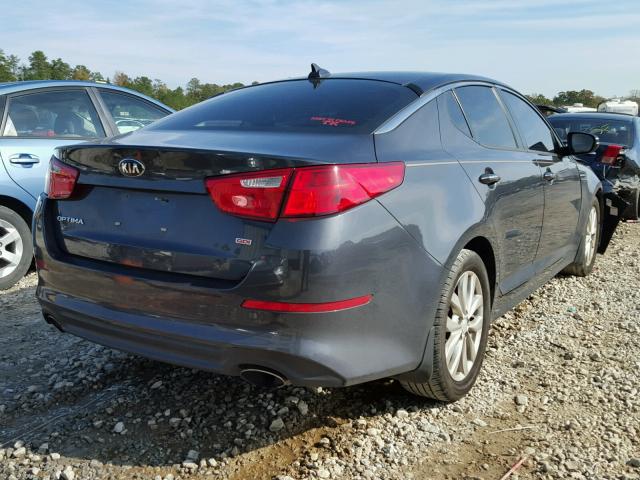 5XXGM4A75FG499391 - 2015 KIA OPTIMA LX CHARCOAL photo 4