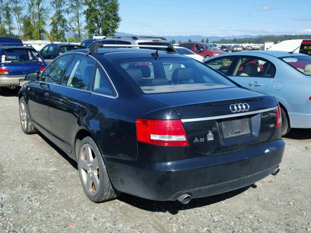 WAUAH74FX8N126320 - 2008 AUDI A6 3.2 BLACK photo 3